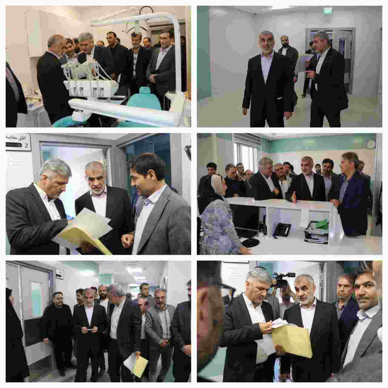  نائب رئیس مجلس شورای اسلامی از درمانگاه تامین اجتماعی شهرستان نمین بازدید کرد