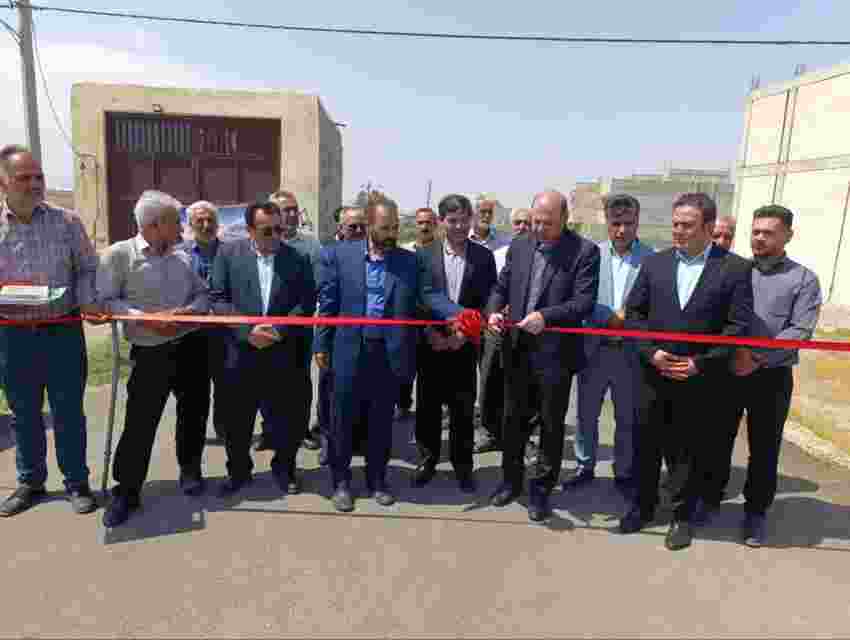  عملیات زیرسازی و آسفالت ریزی معابرروستای انزاب سفلی نمین به مساحت ۵۵۰۰ مترمربع  افتتاح شد