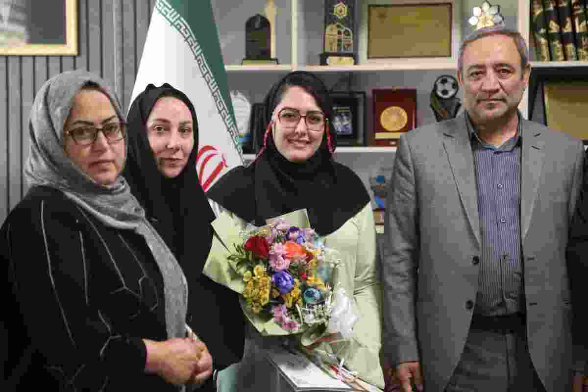 بدرقه بانوی ملی‌پوش تیراندازی اردبیل به مقصد ناگویا 